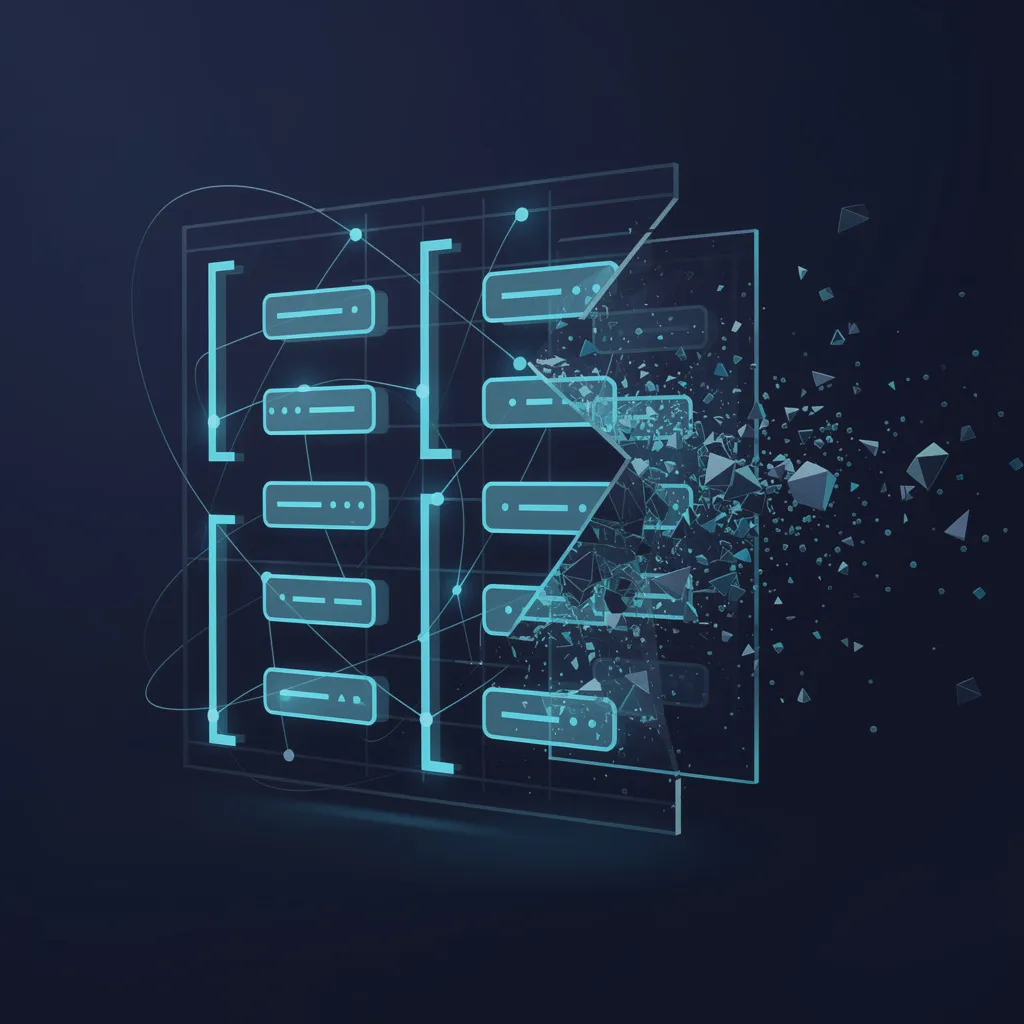 Ilustración del artículo: bloque de datos estructurados de una web leído por el buscador, con una capa de codificación que ya no se deshace